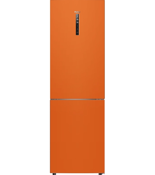 Холодильник Haier C2F636CORGU1 оранжевый двухкамерный 256/108 л морозилка снизу, No Frost