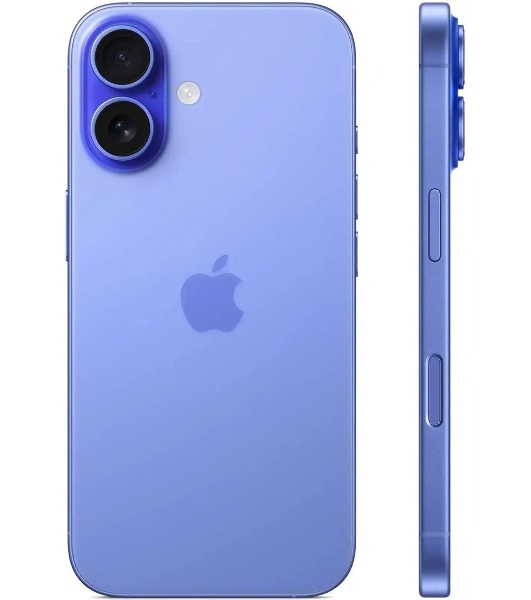 Смартфон Apple iPhone 16 A3287, 8/128Gb, ультрамарин
