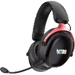 Гарнитура Acer OHR401 чёрный, беспроводная + проводная, USB/Bluetooth/mini jack 3.5 мм, до 55 ч, подсветка, фото 1