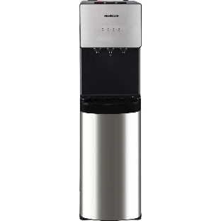 Кулер для воды Hotfrost V400AS, нижняя загрузка, нагрев 90 °С, охлаждение 10 °С, серебристый/черный