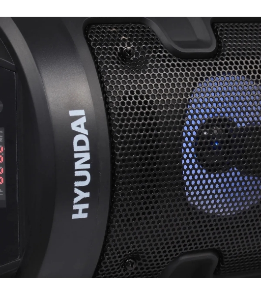 Минисистема Hyundai H-MC160 черный 50Вт/FM/USB/BT/SD/MMC