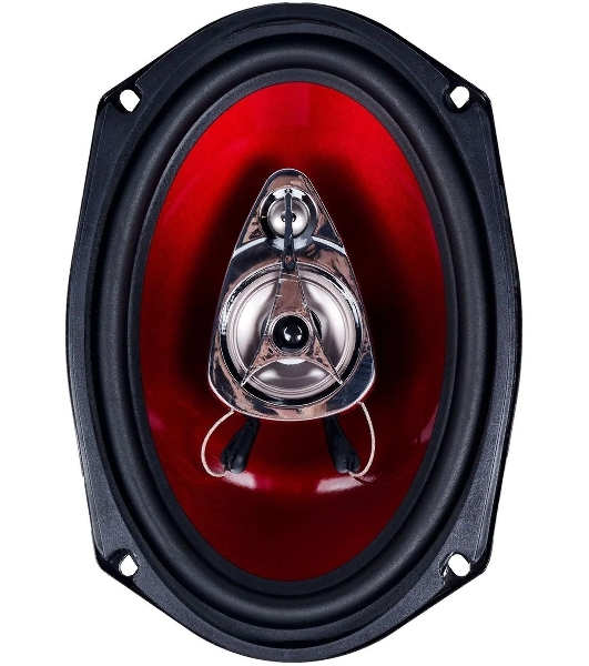 Колонки автомобильные Kicx SP 693 200Вт 92дБ 4Ом 16x23см (6x9дюйм) (ком.:2кол.) коаксиальные трехполосные