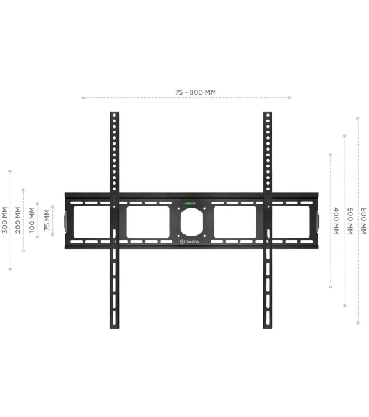 Кронштейн ONKRON UF4 55'-100' макс. 800x600, наклон 0º, поворот 0º, от стены 35мм, вес до 75кг, черный