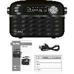 Радиоприемник SVEN SRP-505 (4 Вт, FM/AM/SW, USB, SD/microSD, Bluetooth, 1200 мА·ч)черный, фото4