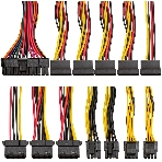 Блок питания ExeGate UNS800, 800W, (ATX, SC, 12cm fan, 24pin, 2x(4+4)pin, 2xPCI-E, 5xSATA, 3xIDE, кабель 220V 1,8м с защитой от выдергивания), фото2