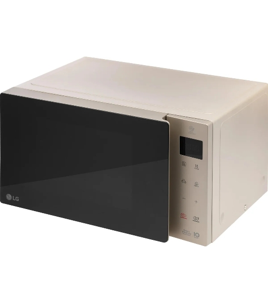 Микроволновая печь LG MW25R35GISH пепельно-бежевый, 25 л, 1000 Вт, переключатели - сенсор