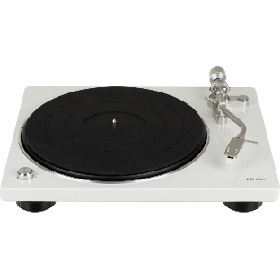 Проигрыватель винила Denon DP-400F, частично автоматический, белый