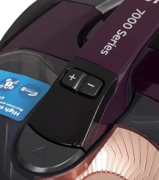 Пылесос Philips FC9734/01 фиолетовый, 470/2100 Вт, уборка сухая, пылесборник контейнер 2 л