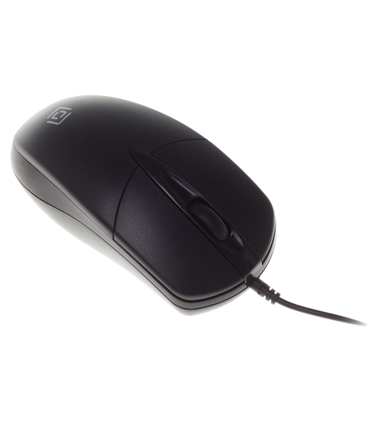 Мышь проводная Oklick 275M черный, 1000 dpi, USB, кнопки - 3