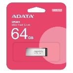Флешка USB ADATA UR350 (UR350-64G-RSR/BK), 64Gb, USB 3.2, R/W 100/15, серебристый/черный, фото2