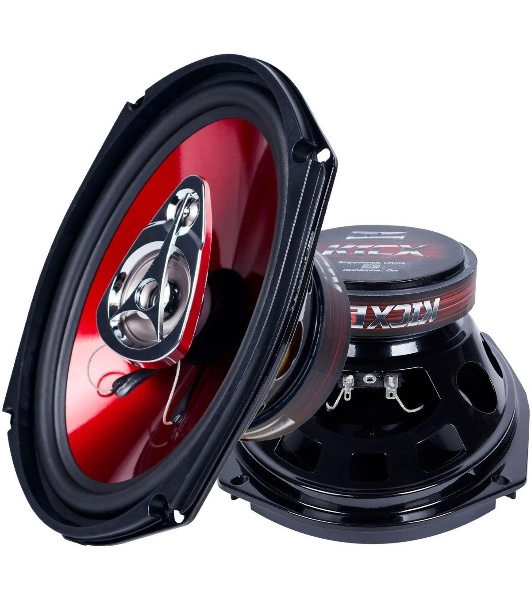 Колонки автомобильные Kicx SP 693 200Вт 92дБ 4Ом 16x23см (6x9дюйм) (ком.:2кол.) коаксиальные трехполосные