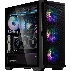 Компьютерный корпус ZALMAN Z10 DUO, ATX, BLACK, WINDOW, 2x3.5', 2x2.5', 2xUSB3.0, 1xUSB 3.1 Type-C, FRONT 3x120мм Infinity Mirror ARGb, REAR 1x120мм Infinity Mirror ARGb, replaceable front panel, фото 1