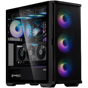 Компьютерный корпус ZALMAN Z10 DUO, ATX, BLACK, WINDOW, 2x3.5', 2x2.5', 2xUSB3.0, 1xUSB 3.1 Type-C, FRONT 3x120мм Infinity Mirror ARGb, REAR 1x120мм Infinity Mirror ARGb, replaceable front panel