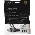 Кабель GoPower HDMI (m)-VGA (m) 1м черный Premium Zip-Lock c подвесом (1/200), фото2