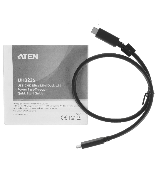 Док-станция ATEN UH3235-AT, USB Type-C, USB 2.0 Type-A/USB 3.2 Gen 1 Type-A, USB Type-C