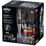 Блендер погружной Braun MQ9185XLI серебристый, 1200 Вт, плавная регулировка, фото3