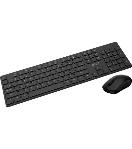 Комплект клавиатура+мышь MSI K200 Combo MS-8ZA4 беспроводной, USB, 1600 DPI, чёрный