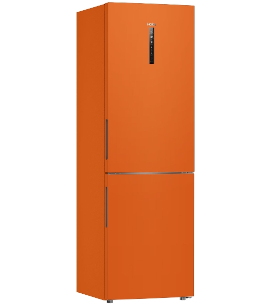 Холодильник Haier C2F636CORGU1 оранжевый двухкамерный 256/108 л морозилка снизу, No Frost