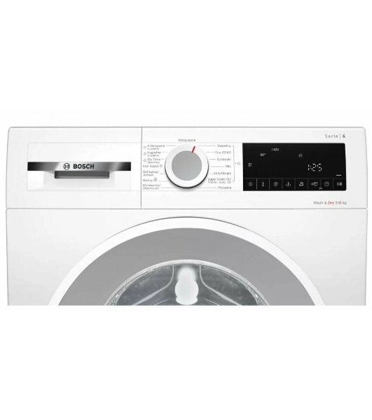 Стирально-сушильная машина Bosch WNA144VLSN белый, загр.фронтальная, макс.: 9 кг, 1400 об/мин, класс: Е
