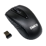 Мышь беспроводная Dialog Comfort MROC-17U черный, 1200 dpi, радиоканал, USB, кнопки - 3, фото2