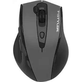 Мышь A4Tech Fstyler FG55S Plus серый оптическая 1200dpi silent беспров. USB