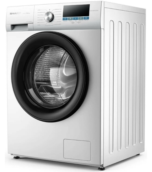 Стиральная машина Sharp ES-FSI812DLZ-W белый, загрузка фронтальная 8 кг, 1200 об/мин, класс A+++