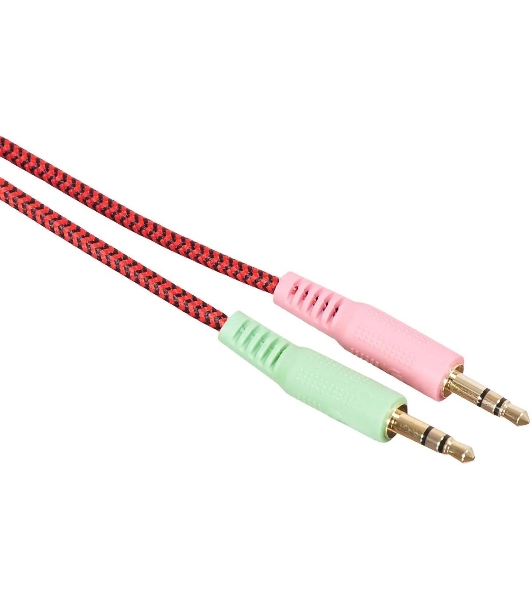 Проводные наушники Oklick HS-G300 черный/красный, полноразмерные, Jack 3.5 мм