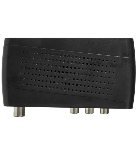 Приставка для цифрового ТВ Hyundai H-DVB520 черный, DVB-T2, DVB-T, DVB-C, HDMI, USB 2.0 х2