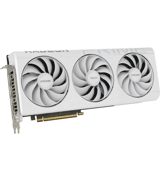 Видеокарта Asus PRIME-RX9070XT-O16G-WHITE белый