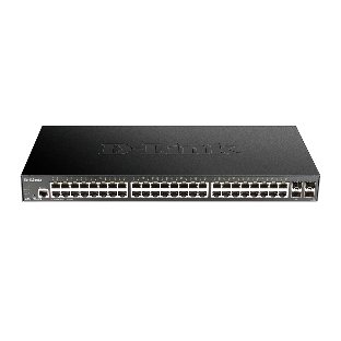 Коммутатор D-Link DGS-1250-52X/A1A, 48×1 Гбит/с + 4×10 Гбит/с SFP+, настраиваемый