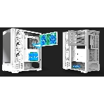 Компьютерный корпус ZALMAN P40 Prism Plus, ATX, белый, WINDOW, 3xCombo (3.5'' or 2.5'), 1xUSB TYPE-C, 2xUSB 3.0, SIDE 3x120мм ARGb, REAR 1x120мм ARGb, фото2