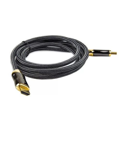 Кабель HDMI 19M/M,ver. 2.1, 8K@60 Hz 2m метал разъемы, нейлоновая оплетка Telecom TCG300-2M
