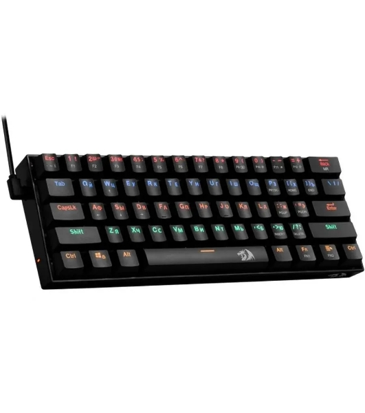 Клавиатура проводная Defender Redragon Lakshmi, USB, черный
