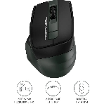 Мышь беспроводная A4Tech Fstyler FB35 зеленый/черный, 2000 dpi, радиоканал, Bluetooth, USB, кнопки - 6, фото16
