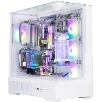 Компьютерный корпус ZALMAN P40 Prism Plus, ATX, белый, WINDOW, 3xCombo (3.5'' or 2.5'), 1xUSB TYPE-C, 2xUSB 3.0, SIDE 3x120мм ARGb, REAR 1x120мм ARGb, фото3