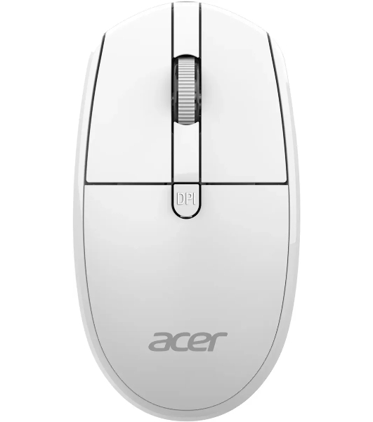 Комплект клавиатура+мышь Acer OCC401 беспроводной, USB, 1600 DPI, белый