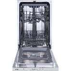 Посудомоечная машина встраиваемая Gorenje GV520D17S, загрузка 10 комплектов, стандартный мотор, регулировка верхней корзины по высоте, 3 корзины, кнопочное управление, звуковой сигнал завершения цикла, автооткрывание дверцы, половинная загрузка, полный AquaStop, энергоэффективность А+++, уровень шума 47 дБ, белый, фото5