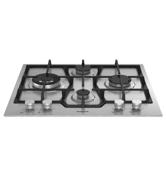 Газовая варочная поверхность Hotpoint HGMTS 643 W IX, независимая, нержавеющая сталь