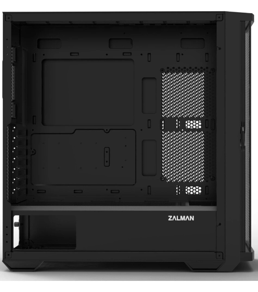Компьютерный корпус ZALMAN Z10 PLUS, ATX, черный, WINDOW, 2x3.5', 2x2.5', 2xUSB 3.0, 1xUSB 3.1 Type-C, FRONT 3x140мм ARGb, REAR 1x120мм ARGb