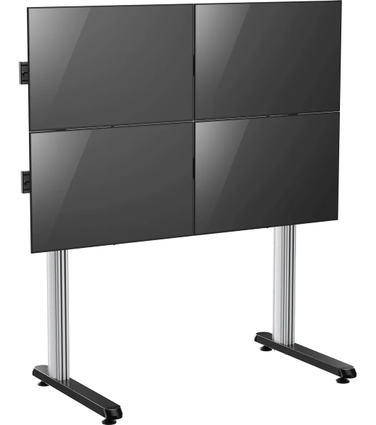 Стойка для телевизора Cactus CS-FS-TV4-PRO черный, 45-55' макс. 50 кг, напольный мобильный