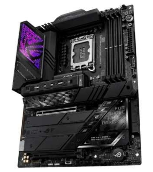 Материнская плата ASUS ROG STRIX Z890-E GAMING WIFI, LGA 1851, Intel Z890, 4xDDR5, 4xSATA, 7xM.2, 1xPCIe 5.0 x16, 1xPCIe 4.0 x16, 1xHDMI, 1xDP, 2xUSB-C Thunderbolt 4, 7xUSB-A 3.2 Gen 2, 3xUSB-A 3.2 Gen 1, 2xUSB-C 3.2 Gen 2x2, 1x 5Gb LAN, 2x3.5 мм, 7.1, ATX