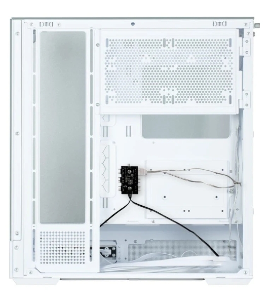 Компьютерный корпус ZALMAN P40 Prism Plus, ATX, белый, WINDOW, 3xCombo (3.5'' or 2.5'), 1xUSB TYPE-C, 2xUSB 3.0, SIDE 3x120мм ARGb, REAR 1x120мм ARGb