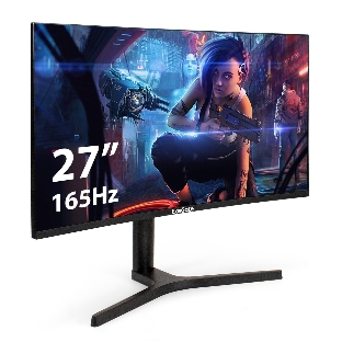 Монитор 27' ExeGate Combat EV2707C VA 1920x1080, 165 Гц, 1 мс, 16:9, 250 кд/м2, 1xHDMI, 1xDP, USB, 1x3.5 мм, черный