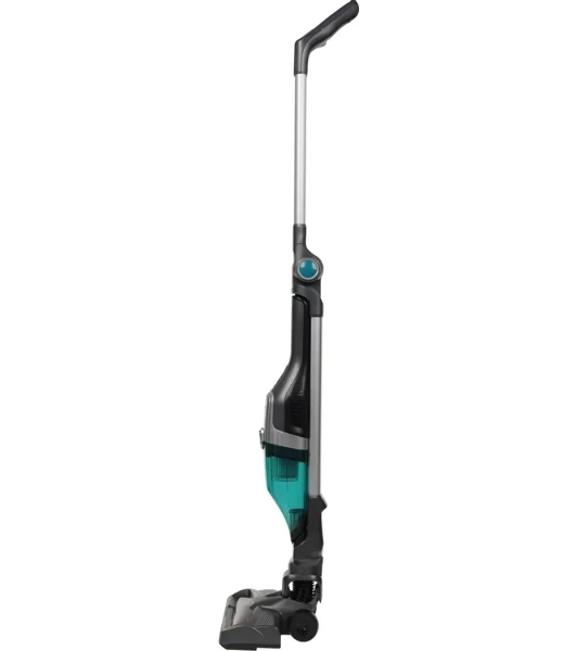 Пылесос вертикальный Tefal Xtrem Compact Essential TY1239WO лазурный/серый, питание от аккумулятора, 145 Вт, уборка сухая, пылесборник 0.4 л