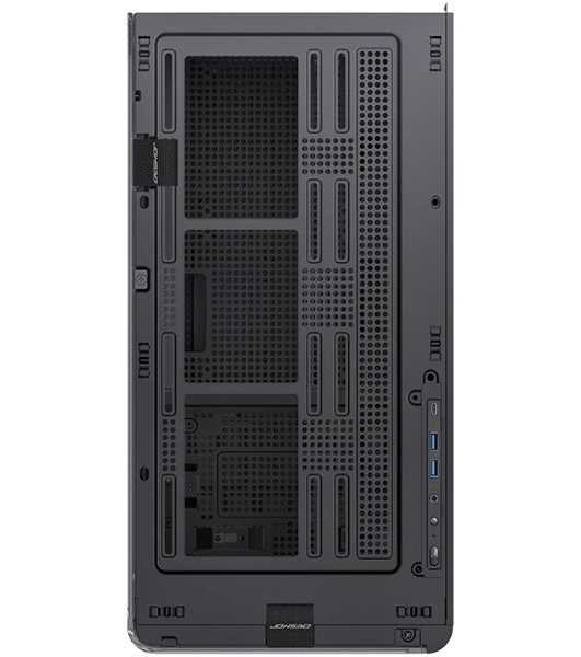 Корпус без блока питания Корпус JONSBO D300 Black MATX без БП, боковая панель из закаленного стекла, mini-ITX, micro-ATX, черный