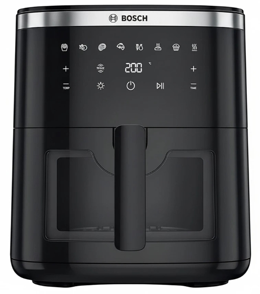 Аэрогриль Bosch MAF671B0 черный, 1800 Вт, 7.2 л, сенсор, 8 программ