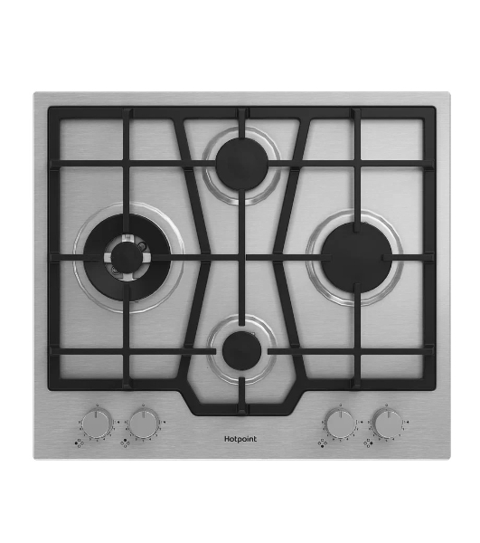 Газовая варочная поверхность Hotpoint HGMTS 643 W IX, независимая, нержавеющая сталь