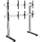 Стойка для телевизора Cactus CS-FS-TV4-PRO черный, 45-55' макс. 50 кг, напольный мобильный, фото 1