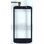 Сенсорное стекло (тачскрин) для LG Optimus True HD LTE P936, черное, фото 1