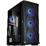 Компьютерный корпус ZALMAN Z10 PLUS, ATX, черный, WINDOW, 2x3.5', 2x2.5', 2xUSB 3.0, 1xUSB 3.1 Type-C, FRONT 3x140мм ARGb, REAR 1x120мм ARGb, фото 1